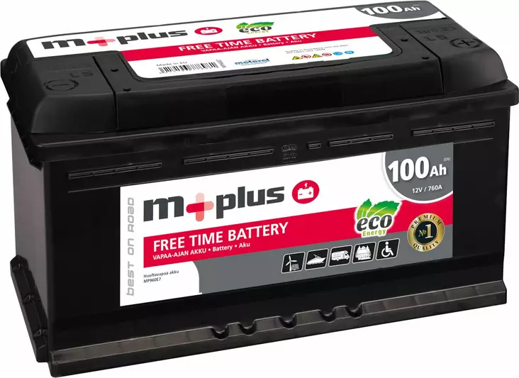 Fritidsbatteri 100 Ah 760A - Startbatterier - 6417196778981 - 1