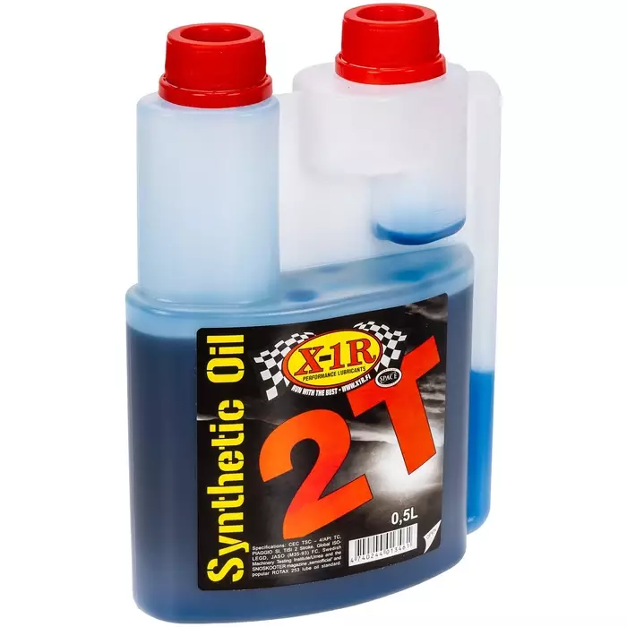 X-1R Syntetiskt 2-taktsolja 0,5 liter - Bilkemikalier - 4740244013461 - 1