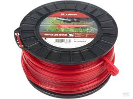 Nylonlina, fyrkantig 2,4 mm, 207 m - Trimmers, röjsågar - 8716106162802 - 1