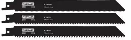 Sticksågblad 3-delar 200 mm - Sticksågsblad - 6438152025642 - 1