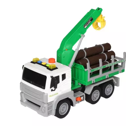 Stocklastbil med ljus- och ljudfunktioner - Andra lantbruks- och arbetsmaskinsleksaker - 6410416221762 - 2