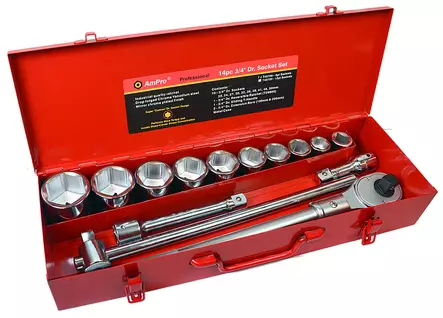 Verktygsset 3/4" 15-delar - Hylsor och satsar - 795609457002 - 1