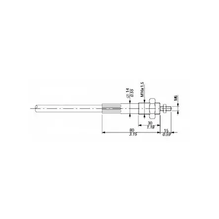 Styrkabel, AK-CG 3000 mm - Hydraulik - 8719593244112 - 2