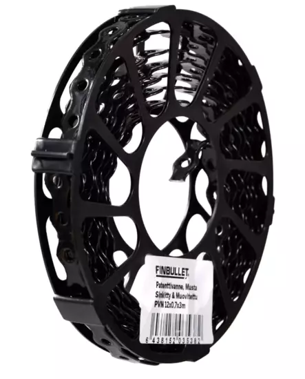 Lackad patentbåge 12 x 0,7 x 3m svart - Andra fästtillbehör - 6438152035382 - 1