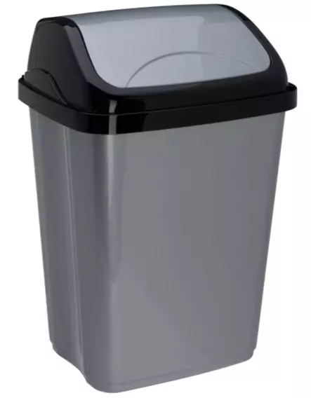 Soppkorg med svängande lock 16 liter - Avfallshantering - 8719987314032 - 1