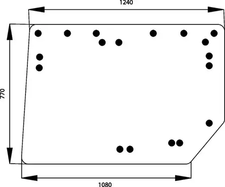 Bakrut, översta (Claas 0011346430) - Hytt och kaross - 8719493159882 - 1