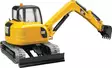 Bruder CAT mini-grävare - Bruder arbetsmaskinsleksaker - 8719493963472 - 4