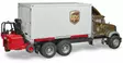 Bruder Mack Granite UPS lastbil och truck - Bruder arbetsmaskinsleksaker - 4001702028282 - 3