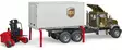 Bruder Mack Granite UPS lastbil och truck - Bruder arbetsmaskinsleksaker - 4001702028282 - 4