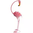 Flamingo i metall 30x16x70 cm - Trädgårdsskulpturer, dekorationer - 8720573532532 - 1