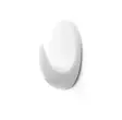 Habo krok 1045 vit plast klister - Väggkrokar, klädhängare - 6420614021712 - 1