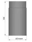 Röranslutning 150/330 mm - Skorstensanslutningsrör - 5708059151142 - 2