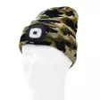Mössa med LED-lampa 1 W Camo USB-laddbar - Pann- och handlampor - 6438152098172 - 1