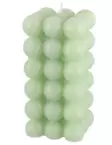Polar bubbelkandelaber pelare kvadrat ljusgrön 12 cm - Ljusstakar - 6410416268422 - 1