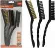 Stålborste 21 cm 3 st/fp - Slipmaterial - 8720573160902 - 1