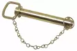 Tryckstångstapp 1 3/16" x 183 mm med handtag, kedja och sokel - Drag- och tryckstänger - 5700033045072 - 1
