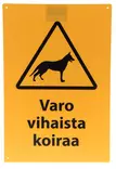 Varna för arg hund skylt - Säkerhetsprodukter - 6410412660312 - 1