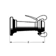 Bauer reduceringskoppling hona 6", hane 4" - Bauer-kopplingar - 8719774332782 - 2