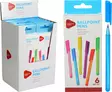 Färgade kulspetspennor 5 st/fp - Kontorsmaterial - 8721037505062 - 1