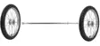 Luftgummihjul 2 st + axel - Vagnar, hjul - 6438152019412 - 2
