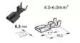 Anslutning för förpressad 4-6mm - Bilbelysning och elektriska tillbehör - 1701652 - 1