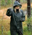 Flexibel grön regnjacka - Friluftskläder - 6438212031552 - 2