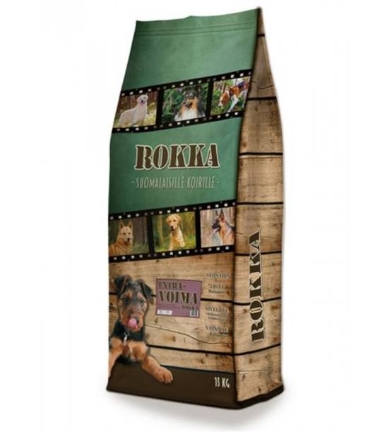 Extravoima Rokka hundens helfoder 15kg - Hundmat - 6430031881042 - 1