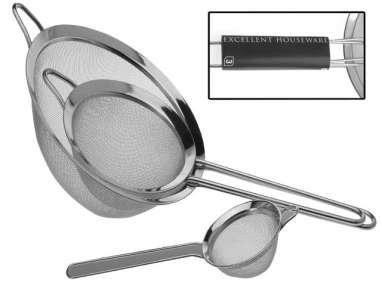 Siktsats i stål 3-delar - Andra köksprodukter - 8711295401572 - 1