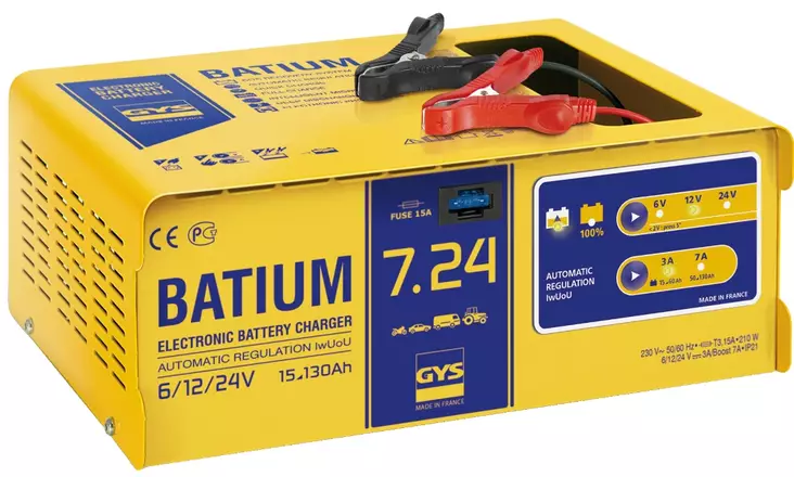 Batteriladdare GYS Batium 7-24 - Invertrar, laddare - 3154020024502 - 1