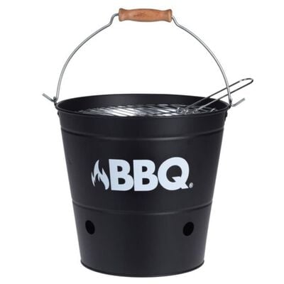 BBQ kolgrill zinkstank svart - Grillar - 8720573426022 - 2
