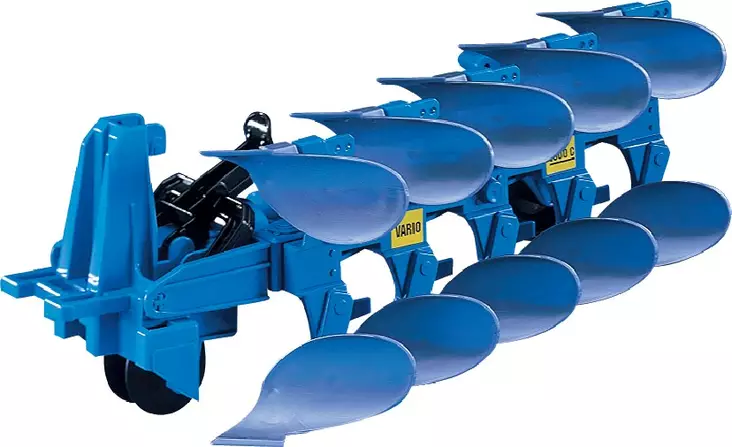 Bruder Lemken 5-bladig vändplog - Bruder arbetsmaskinsleksaker - 8719493963212 - 1