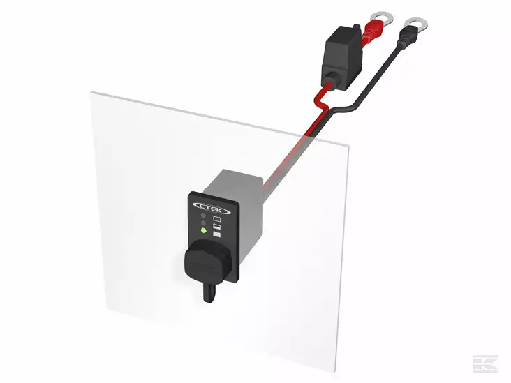 CTEK laddkontakt med LED-display - Batterier, testare - 7350009563802 - 1