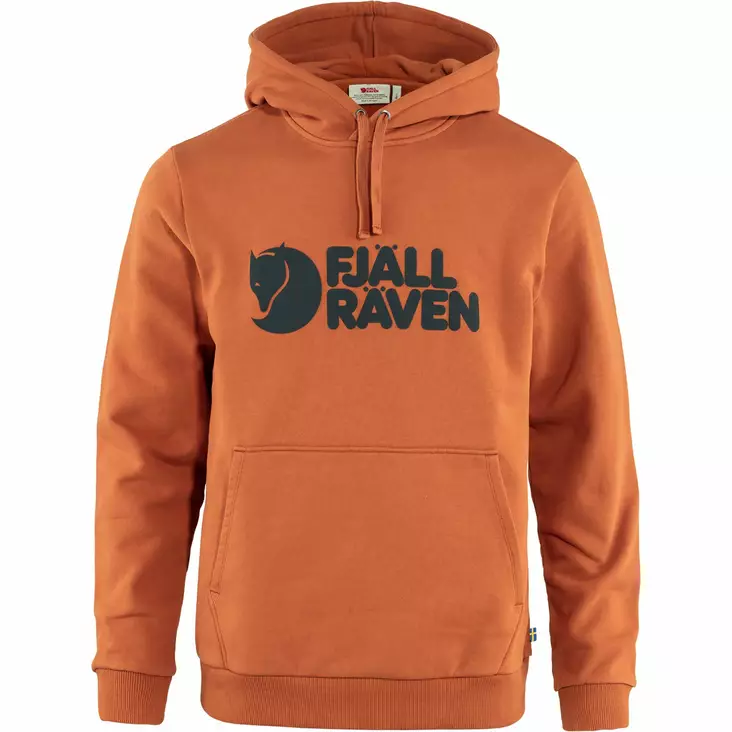 Fjällräven Logo Hoodie M Terracotta Brown - Friluftskläder - 7323450786502 - 1