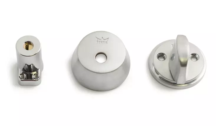 Habo nyckelsats och vridknoppsats 46 - Andra dörrtillbehör - 7317900166822 - 1