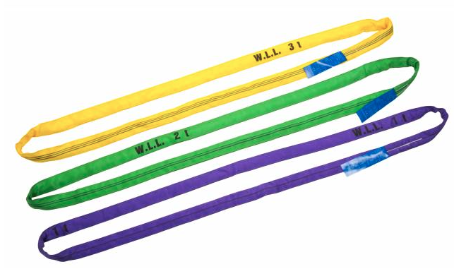 Haklift täckta lyftbälten 2 ton grön - Spännband - 7393347592592 - 1