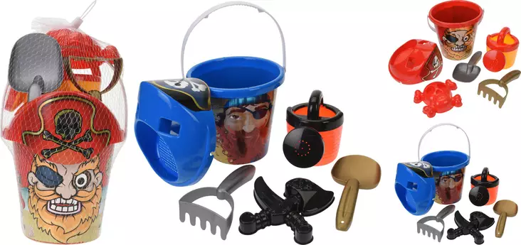 Sandleksats Pirat 6-delar - Sommarleksaker - 8719202146172 - 1