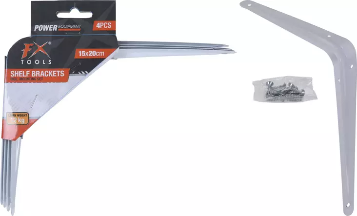 Hyllkonsol 15x20 cm 4-pack - Konsoler och väggskenor - 8719987291142 - 1