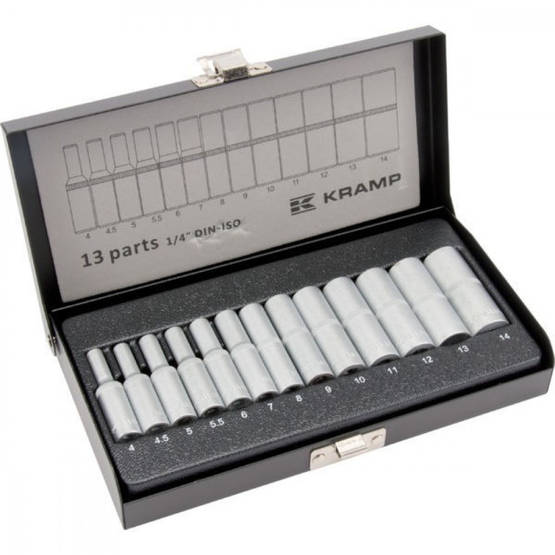 Hylsnyckelsats 50 mm 13-delar - Hylsor och satsar - 8716106939732 - 1