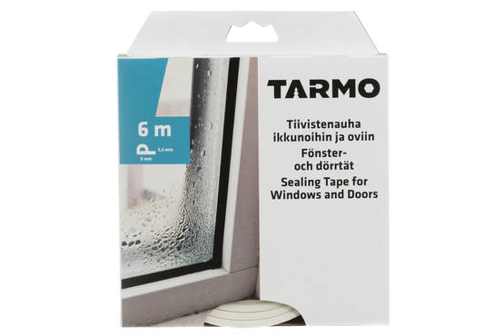 Fönsterlist P-profil vit 6 m - Tejper - 6410412062512 - 1