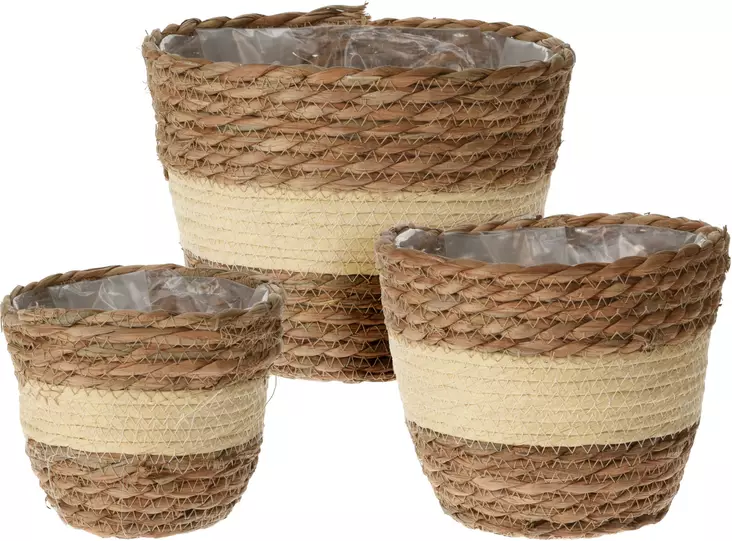 Planteringskorg plastad 19x23 cm - Krukor, vaser, korgar - 8720573172332 - 1