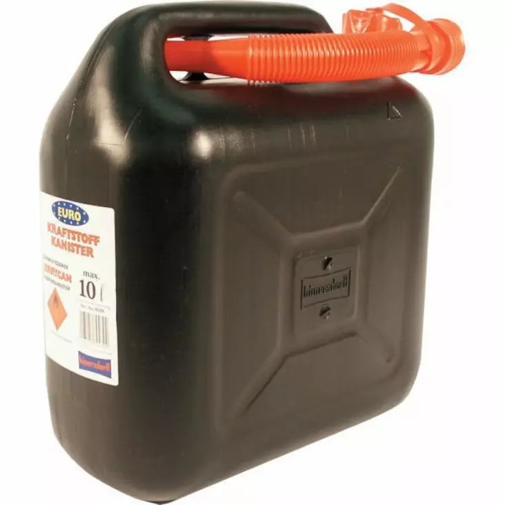 Jerrykan svart 10 liter - Garage - 4007228704792 - 1