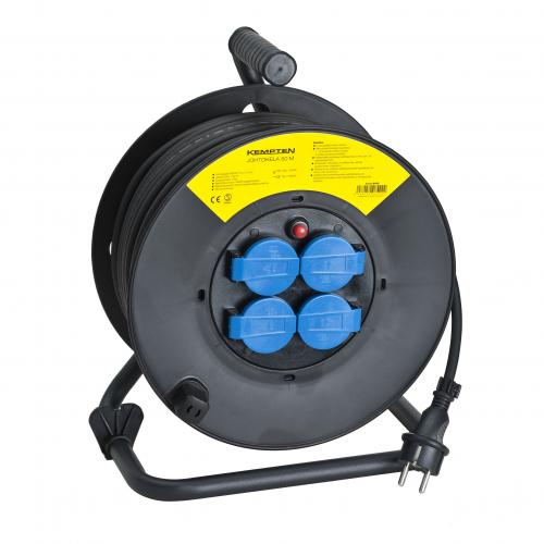 Kempten gummiskarvsladd 50 meter - Förlängningssladdar - 6438152084922 - 1