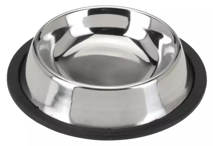 Hundskål i stål med halkskydd 15,5 cm - Matkålar - 8711295214202 - 1