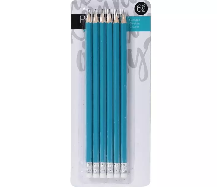 Blyertspenna HB 6 st/förpackning - Kontorsmaterial - 8719202531442 - 1