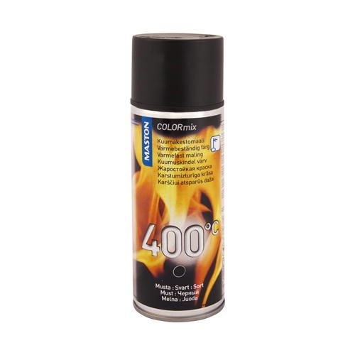 Maston Spray 400°C Svart 400ml - Sprayfärger - 6412494001212 - 1