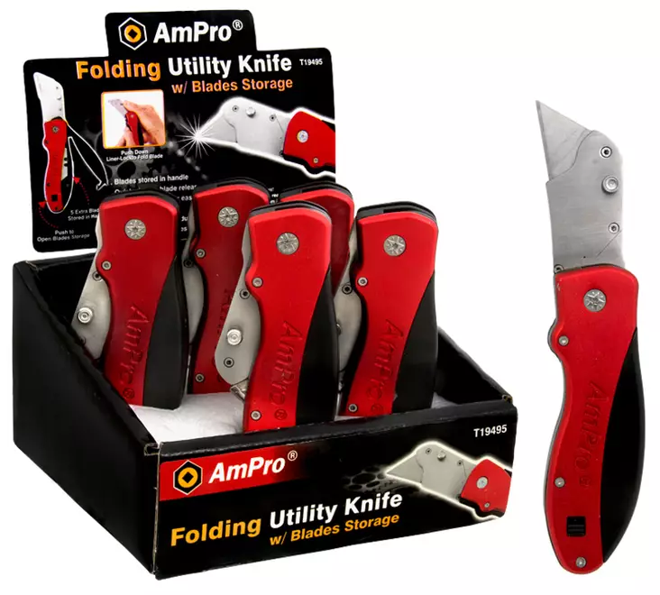 Fällkniv med svängbart blad - Knivar och tillbehör - 795609194952 - 1