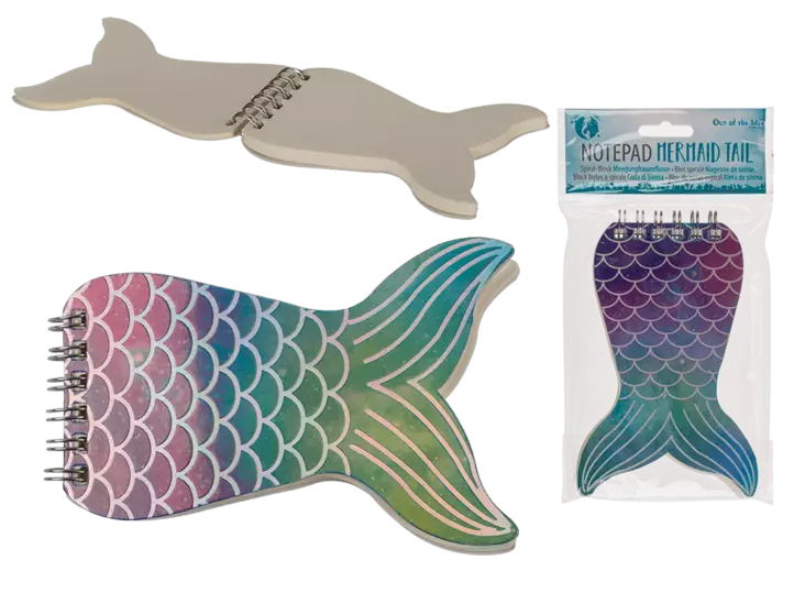 Sjöjungfru spiralanteckningsbok - Kontorsmaterial - 4029811401772 - 1