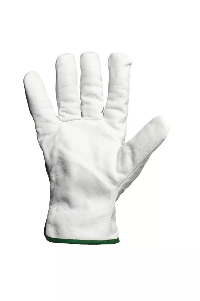 Vita läderhandskar - Arbetshandskar - 6418326250292 - 1