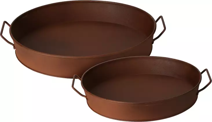 Metallfat rost 30 cm - Krukor, vaser, korgar - 8720573489072 - 1