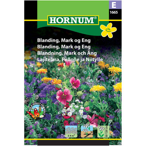 Blomsterfröblandning för äng och åker - Frön och sättpotatisar. - 5708787016652 - 1